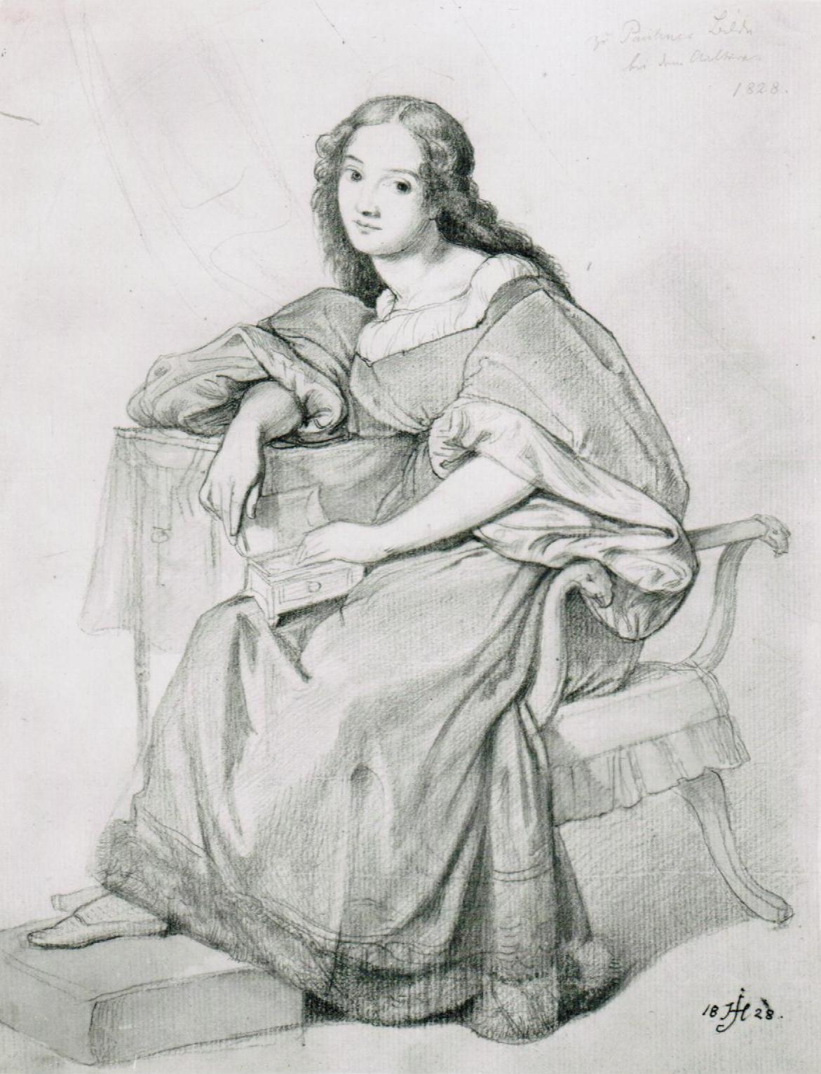 1828 Pauline Bendemann | JULIUS H�BNER