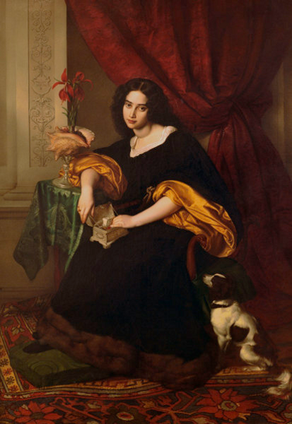 1829 Pauline H�bner geb. Bendemann | JULIUS H�BNER