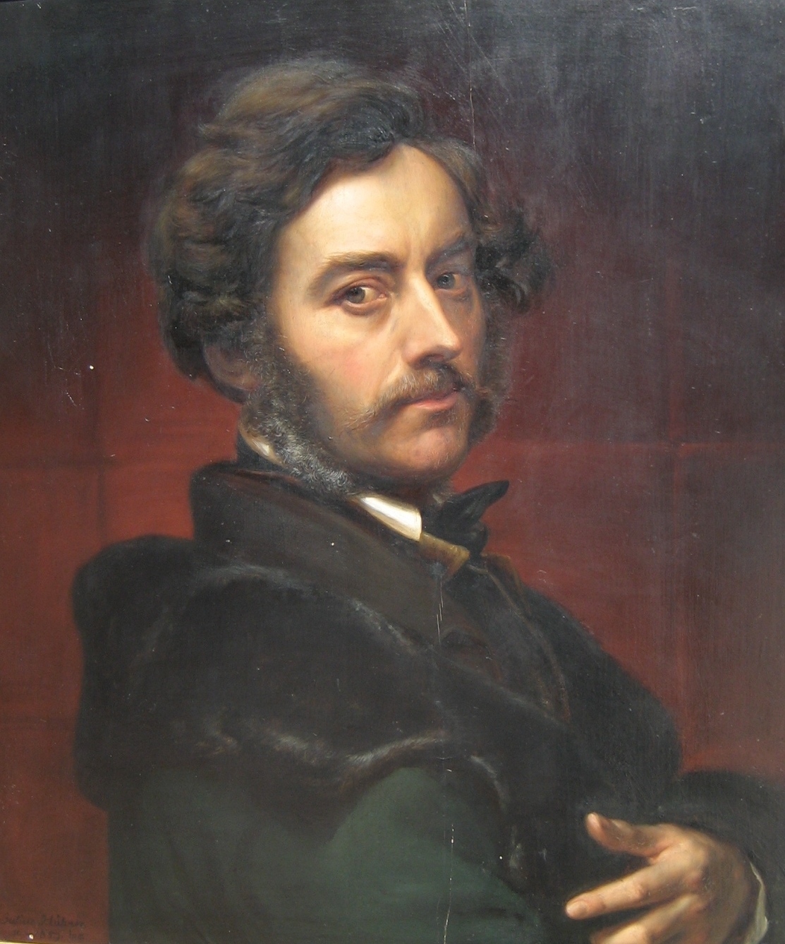 1859 Selbstportrait | JULIUS H�BNER