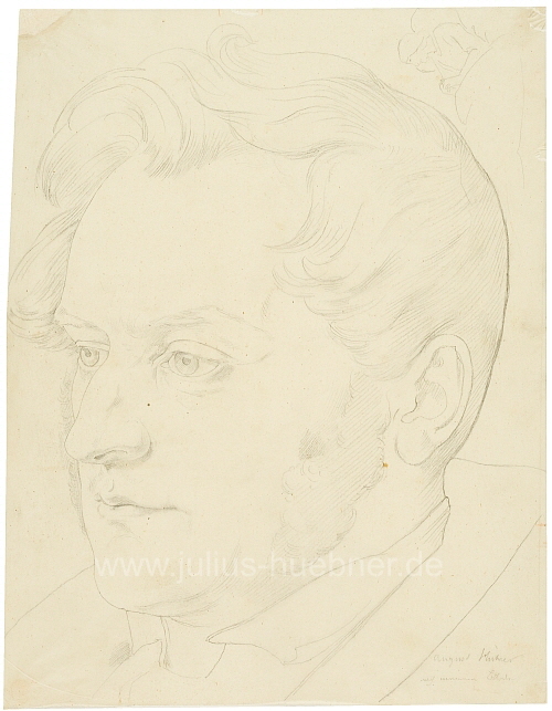 1842 August Hbner - Zeichnung