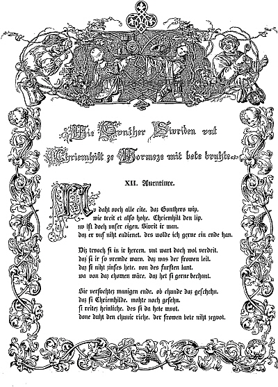 12. Abenteuer: Vignette | Zeichnung: J.Hbner | Holzschnitt: Johann Philipp Albert Vogel