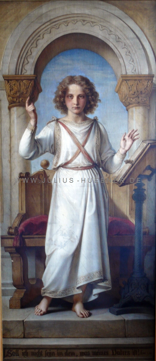 1861 12jhrige Christus im Tempel